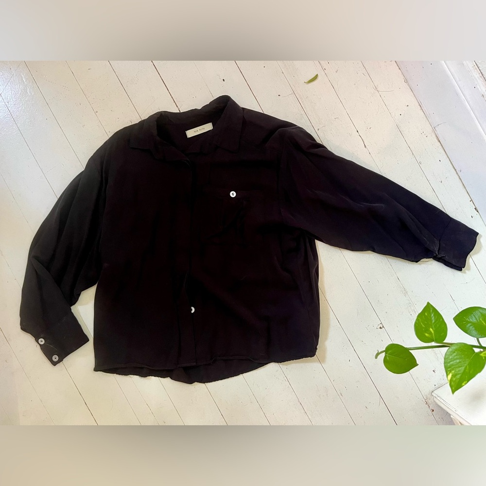 NA NIN NORA RELAXED BUTTON UP